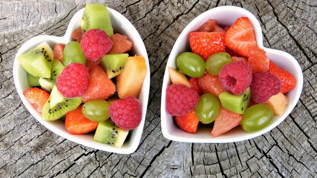 fresh fruits, bowls, fruit bowls, heart shape, mixed fruits, sliced fruits, fruits, fruit salad, fresh, healthy, hearts, raspberry, berries, vegetarian, diet, nutrition, vitamins, colorful, delicious, fruits, fruits, fruits, fruits, fruits, nutrition